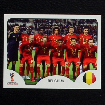 Team Belgium Panini Sticker No. 513 - Russia 2018