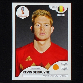 De Bruyne Panini Sticker No. 522 - Russia 2018