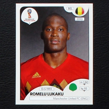 Lukaku Panini Sticker No. 531 - Russia 2018