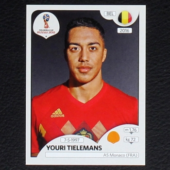 Tielemans Panini Sticker No. 524 - Russia 2018