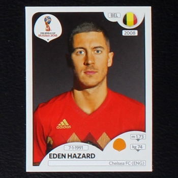 Hazard Panini Sticker No. 527 - Russia 2018