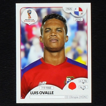 Ovalle Panini Sticker No. 541 - Russia 2018