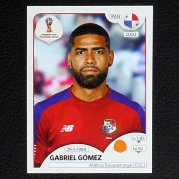 Gomez Panini Sticker No. 543 - Russia 2018