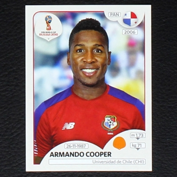 Cooper Panini Sticker No. 545 - Russia 2018