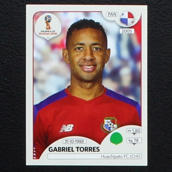 G. Torres Panini Sticker No. 549 - Russia 2018