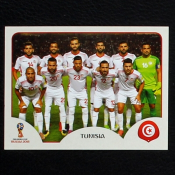 Team Tunisia Panini Sticker No. 553 - Russia 2018