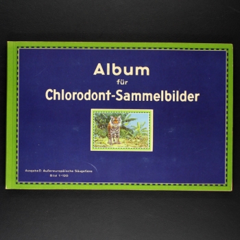 Säugetiere Chlorodont-Werke Dresden 1934 Album