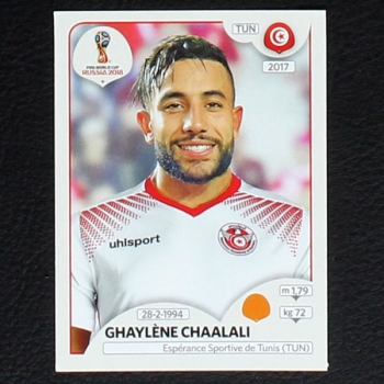 Chaalali Panini Sticker No. 564 - Russia 2018