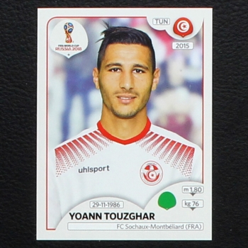 Touzghar Panini Sticker No. 569 - Russia 2018