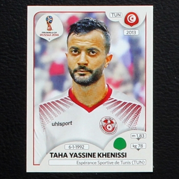 Khenissi Panini Sticker No. 568 - Russia 2018