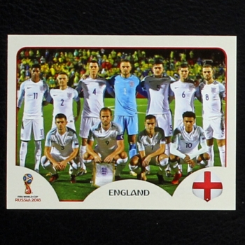 Team England Panini Sticker No. 573 - Russia 2018