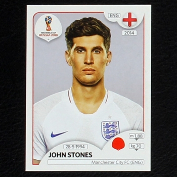 Stones Panini Sticker No. 578 - Russia 2018