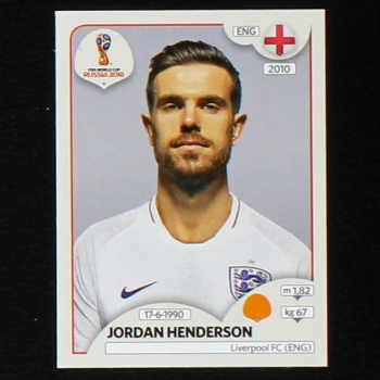 Henderson Panini Sticker No. 582 - Russia 2018