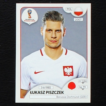 Piszczek Panini Sticker No. 596 - Russia 2018