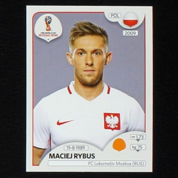 Rybus Panini Sticker No. 602 - Russia 2018