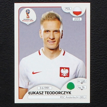 Teodorczyk Panini Sticker No. 610 - Russia 2018