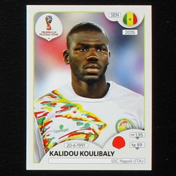 Koulibaly Panini Sticker No. 617 - Russia 2018