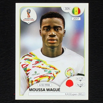 Wague Panini Sticker No. 620 - Russia 2018