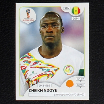 Ndoye Panini Sticker No. 623 - Russia 2018