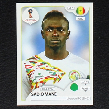 Mane Panini Sticker No. 625 - Russia 2018