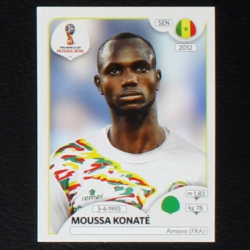 Konate Panini Sticker No. 627 - Russia 2018