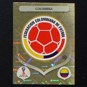 Wappen Colombia Panini Sticker No. 632 - Russia 2018