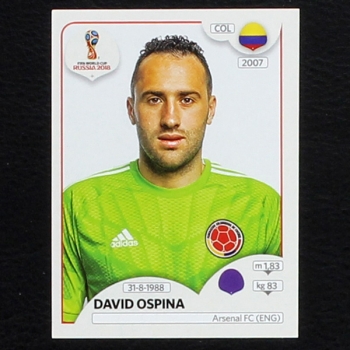 Ospina Panini Sticker No. 634 - Russia 2018