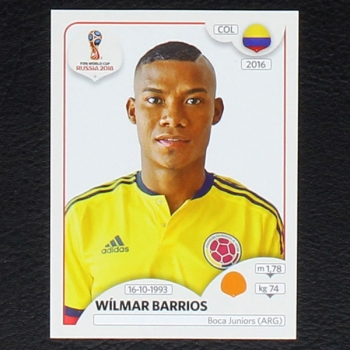 Barrios Panini Sticker No. 645 - Russia 2018