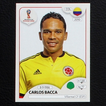 Bacca Panini Sticker No. 648 - Russia 2018