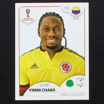 Chara Panini Sticker No. 650 - Russia 2018