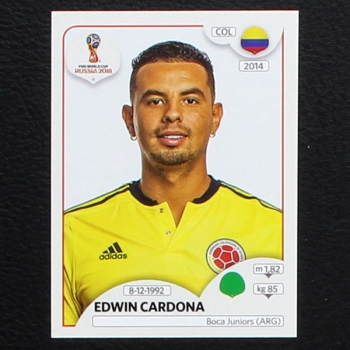 Cardona Panini Sticker No. 649 - Russia 2018