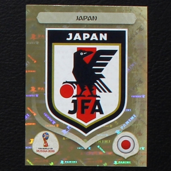 Wappen Japan Panini Sticker No. 652 - Russia 2018