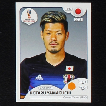 Yamaguchi Panini Sticker No. 662 - Russia 2018