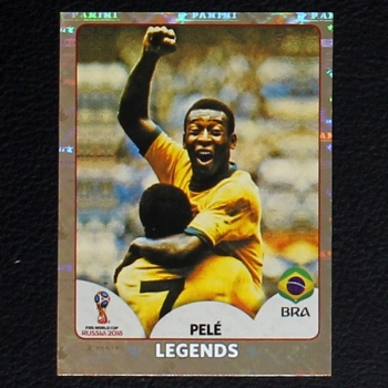 Pele Panini Sticker No. 680 - Russia 2018