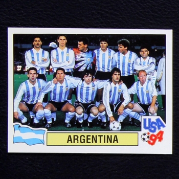 USA 94 Nr. 218 Panini Sticker Argentina - lila