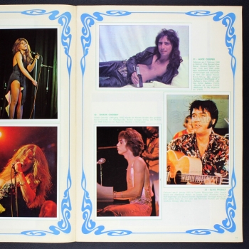 Pop Stars 1973 Panini Sticker Album komplett