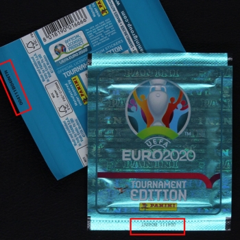 Euro 2020 Tournament Panini sticker bag