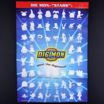 Digimon Kuroczik sticker poster empty - Bubble Gum