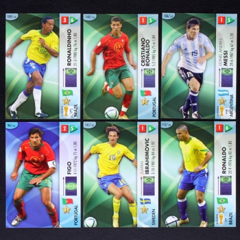 Germany 2006 Panini Trading Cards almost complete -3 with Messi Ronaldo