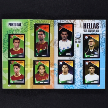 Euro 2004 Panini sticker album complete - Pocket Version