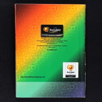 Euro 2004 Panini sticker album complete - Pocket Version