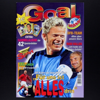 WM 2002 Goal Ferrero Sticker Album komplett