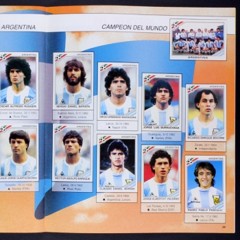 World Cup Story Panini Sticker Album komplett