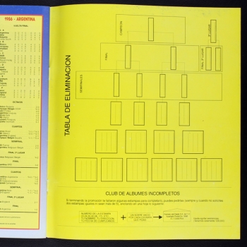 World Cup Story Panini Sticker Album komplett