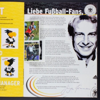 Deutsches Nationalteam 2006 Panini Sticker Album + extra