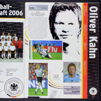 Deutsches Nationalteam 2006 Panini Sticker Album + extra