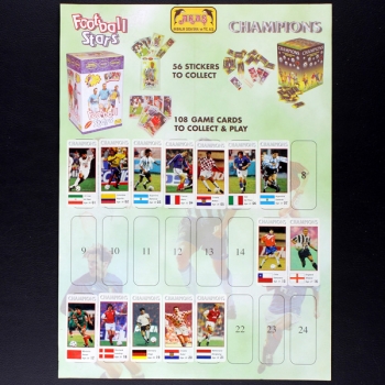 Champions Akas Sticker Folder - Kaugummi Bilder