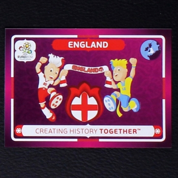 England Panini Sticker No. 45 - Euro 2012