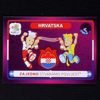 Hrvatska Panini Sticker No. 41  - Euro 2012