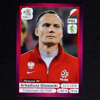 Glowacki Panini Sticker No. 57  - Euro 2012